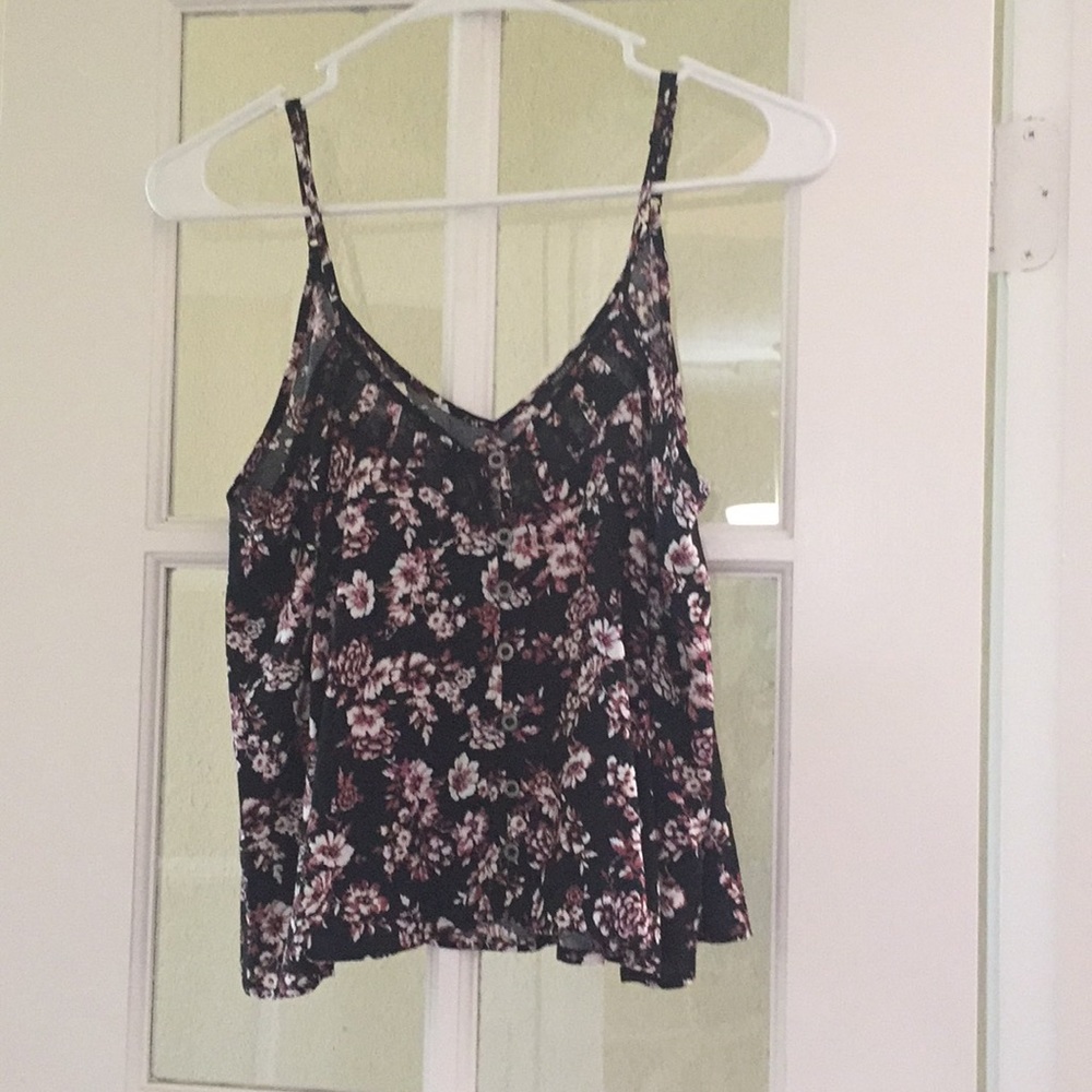 Flower print blouse